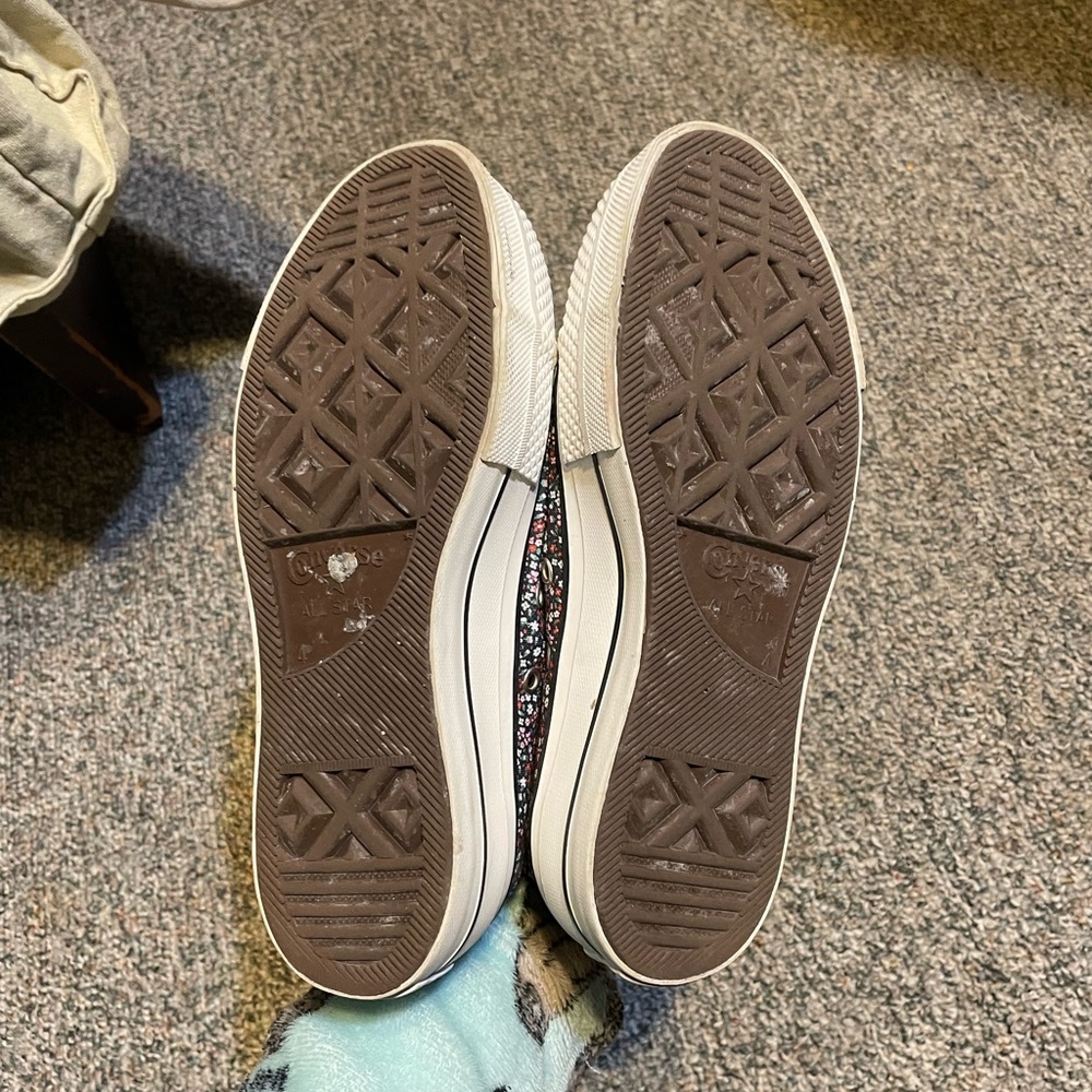 Floral Patterned Platform Converse - image 2